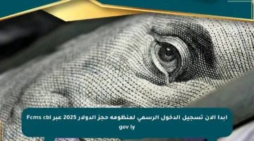 ابدأ الآن تسجيل الدخول الرسمي لمنظومة حجز الدولار 2025 عبر Fcms cbl gov ly